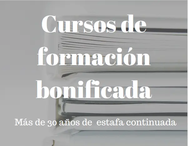 Estafa cursos bonificados